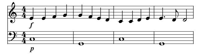 Ode To Joy (Simple Harmony) piano sheet music preview