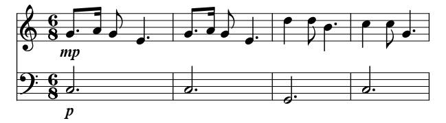 Silent Night (Simple Harmony) piano sheet music preview