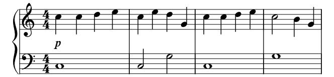 Yankee Doodle (Simple Harmony) piano sheet music preview