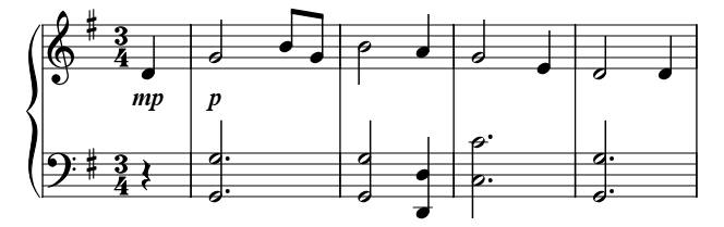 Amazing Grace piano sheet music preview