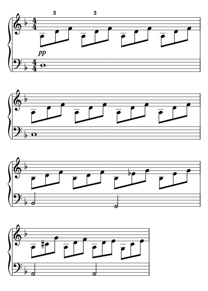 Moonlight Sonata piano sheet music preview