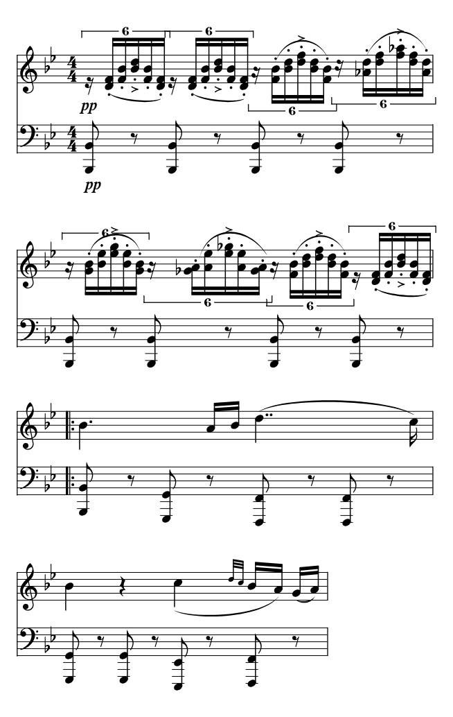 Ave Maria (Franz) piano sheet music preview