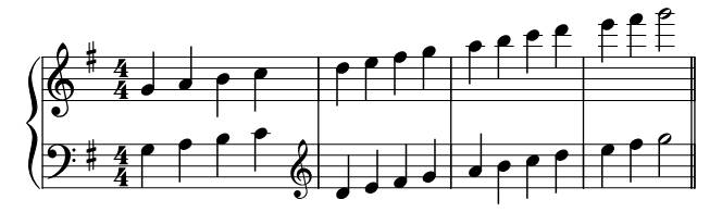 Major G Hands piano sheet music preview