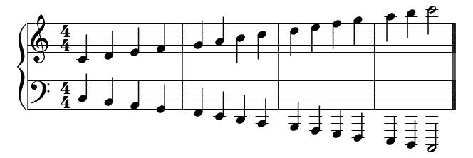 Major C Contrary piano sheet music preview