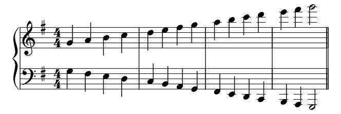 Major G Contrary piano sheet music preview